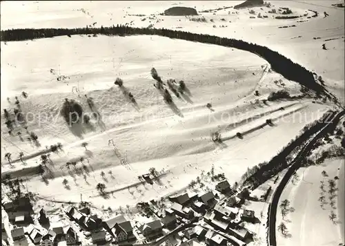 Salmendingen Fliegeraufnahme Skizentrum Kat. Burladingen