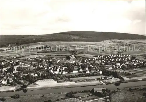 Lippoldsberg Fliegeraufnahme Kat. Wahlsburg