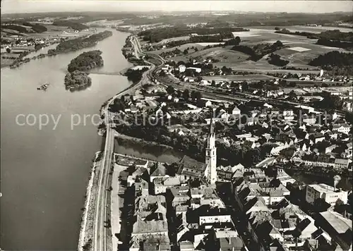 Vilshofen Donau Fliegeraufnahme Kat. Vilshofen an der Donau