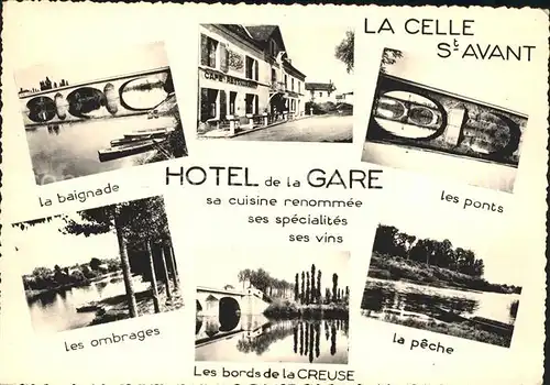 La Celle Saint Avant Hotel de la Gare Kat. La Celle Saint Avant