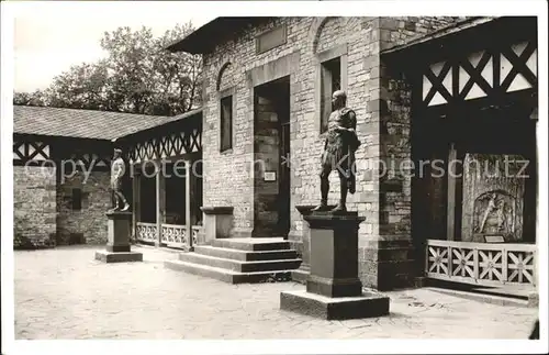 Kastell Saalburg Fahnenheiligtum Roemerkastell Kat. Bad Homburg v.d. Hoehe