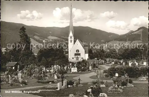 Bad Wiessee Bergfriedhof Kirche Kat. Bad Wiessee