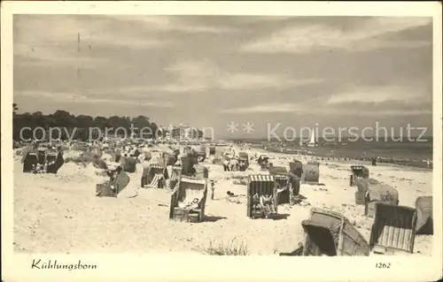 Kuehlungsborn Ostseebad Strand Kat. Kuehlungsborn