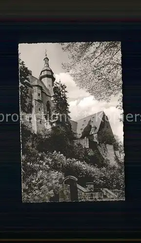 Marburg Lahn Landgrafen Schloss Suedfluegel 13. Jhdt. Universitaetsstadt Kat. Marburg