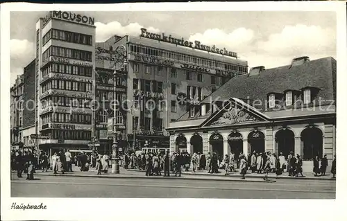 Frankfurt Main Hauptwache Frankfurter Rundschau Kat. Frankfurt am Main