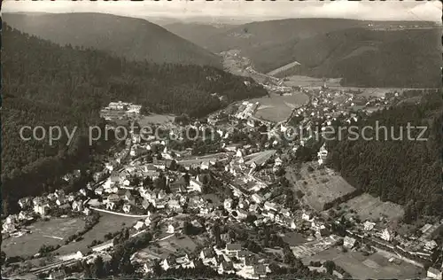 Herrenalb Bad im Schwarzwald Fliegeraufnahme Kat. Bad Herrenalb