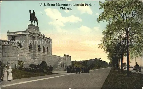 Chicago Illinois US Grant Monument Lincoln Park Kat. Chicago