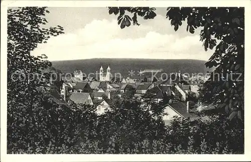 Bad Gandersheim 1000jaehrige Roswithastadt Blick vom Bahnhof Kat. Bad Gandersheim