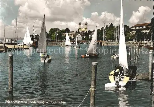 Friedrichshafen Bodensee Jachthafen Segelboot Kat. Friedrichshafen