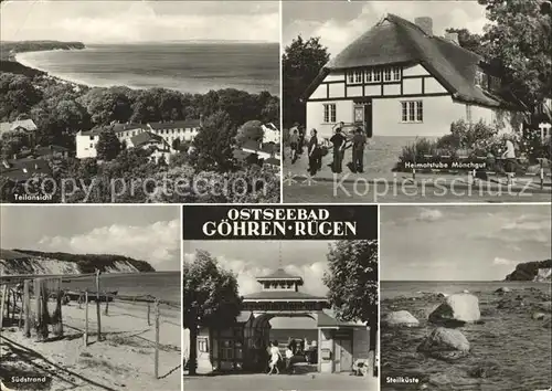 Goehren Ruegen Teilansicht Heimatstube Moenchgut Steilkueste Suedstrand Kat. Goehren Ostseebad Ruegen