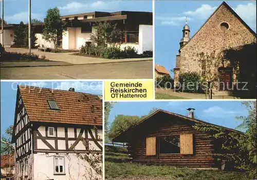 Hattenrod Bungalow Wohnhaus Fachwerkhaus Holzhuette Kirche Kat. Reiskirchen