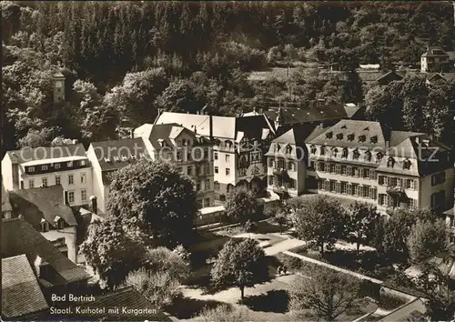Bad Bertrich Staatliches Kurhotel mit Kurgarten Kat. Bad Bertrich