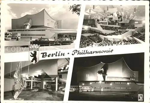 Berlin Philharmonie Konzerthaus Wappen Kat. Berlin
