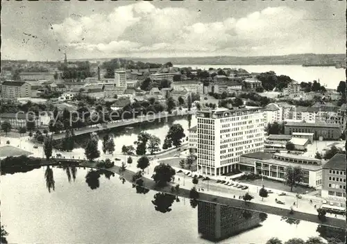 Kiel Panorama Blick vom Rathaus Kat. Kiel