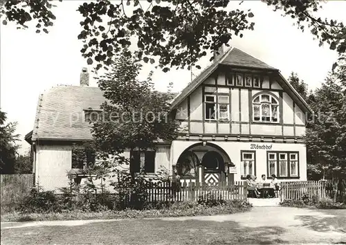 Elgersburg Waldgaststaette Moenchhof Kat. Elgersburg