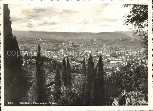 Fiesole Panorama di Firenze Kat. Fiesole