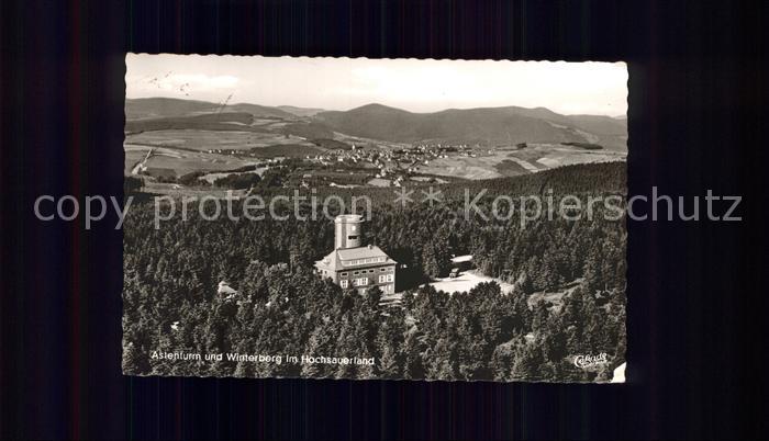 Astenberger Aussichtsturm Mit Winterberg Kat Schmallenberg Nr Kf Oldthing Ansichtskarten Nordrhein Westfalen