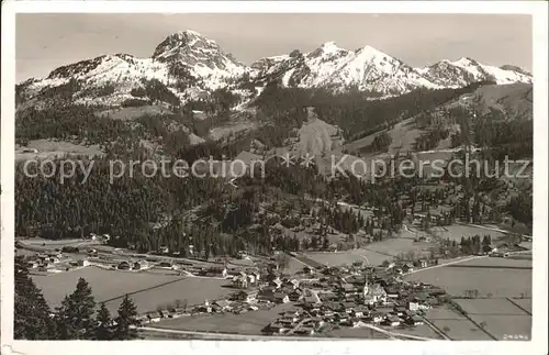 Bayrischzell mit Wendelstein Kat. Bayrischzell