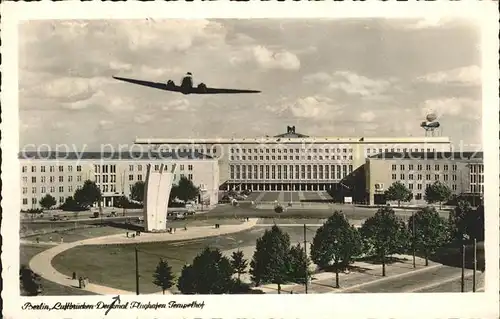 Berlin Luftbruecken Denkmal Flughafen Tempelhof Kat. Berlin