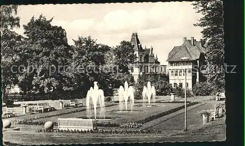 Bad Nenndorf Sonnengarten Springbrunnen Kat. Bad Nenndorf