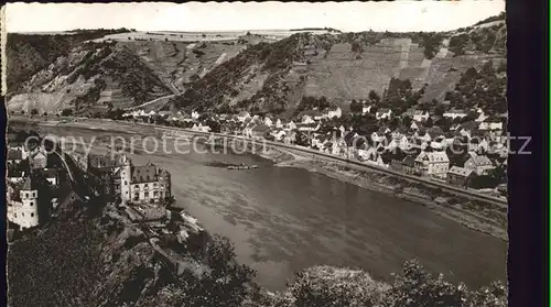 Niederfell mit Burg von der Leyen Kat. Niederfell