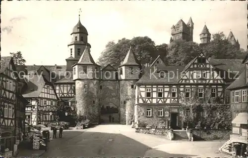 Braunfels Marktplatz Schloss Portal Kat. Braunfels