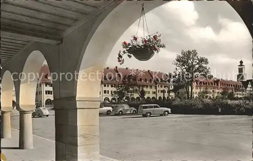 Freudenstadt Arkaden Marktplatz Hoehenluftkurort Schwarzwald Kat. Freudenstadt