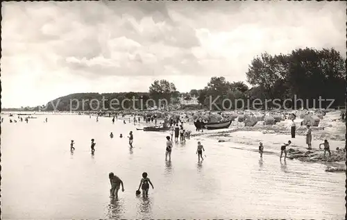 Scharbeutz Ostseebad Strand mit Kammer Kat. Scharbeutz