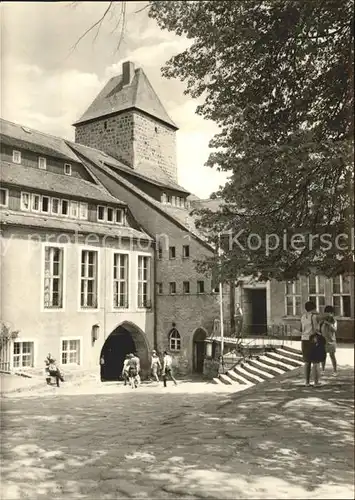 Hohnstein Saechsische Schweiz DJH Ernst Thaelmann Jugendburg Jugendherberge Kat. Hohnstein