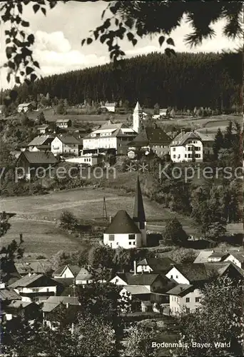 Bodenmais Ortsansicht mit Kirche Bayerischer Wald Kat. Bodenmais