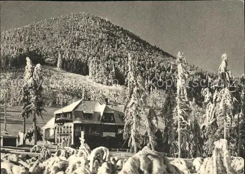 Waltersdorf Zittau mit Lausche Winterimpressionen Kalender zwischen Bautzen und Oybin 1963 Kat. Grossschoenau Sachsen