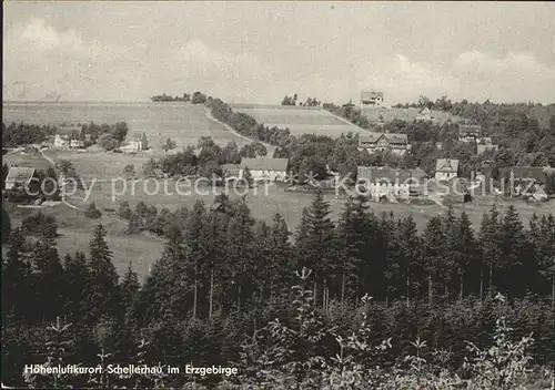 Schellerhau Teilansicht Hoehenluftkurort Erzgebirge Kat. Altenberg