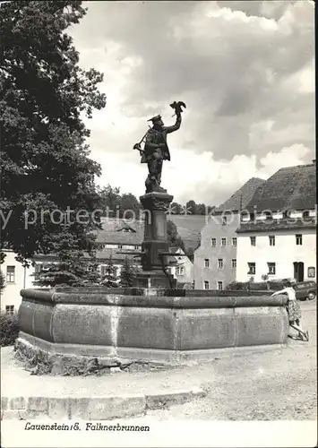 Lauenstein Erzgebirge Falknerbrunnen Kat. Geising