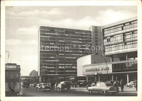 Berlin Geschaeftszentrum Verwaltungszentrum Gebaeude Filmtheater Hochhaus Kat. Berlin