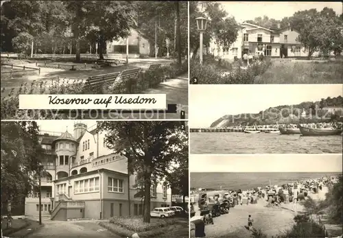 Koserow Ostseebad Usedom Kurplatz FDGB Erholungsheim Walter Ulbricht Speisegaststaette Kat. Koserow