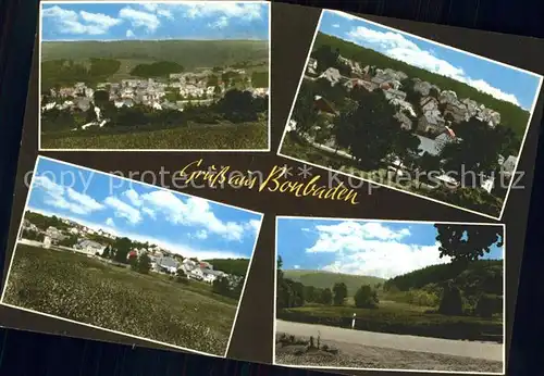 Bonbaden Teilansichten Landschaft Kat. Braunfels