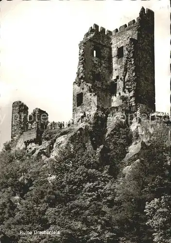 Koenigswinter Ruine Drachenfels Die Perle des Rheins Kat. Koenigswinter