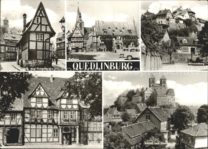 Quedlinburg Finkenherd Rathaus Muenzenberg Klopstockhaus