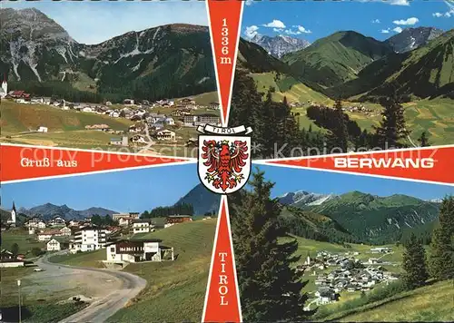 Berwang Tirol Panorama Totalansicht Ortsblick Kat. Berwang