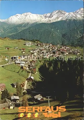 Serfaus Tirol Panorama Kat. Serfaus