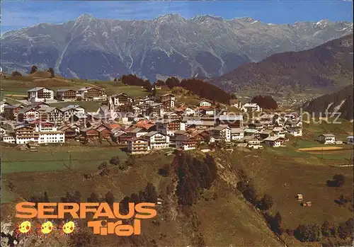 Serfaus Tirol Panorama Kat. Serfaus