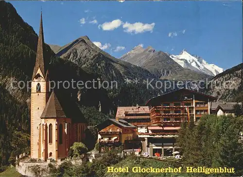 Heiligenblut Kaernten Hotel Glocknerhof Kirche Kat. Heiligenblut