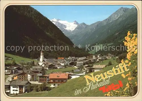 Neustift Stubaital Tirol Ortsansicht Kat. Neustift im Stubaital