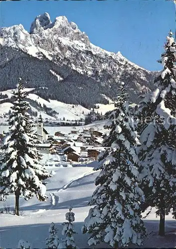 Tannheim Tirol mit Rotflueh und Gimpel Kat. Tannheim