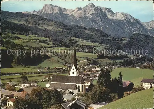 Bischofshofen Ortsblick Kirche Kat. Bischofshofen