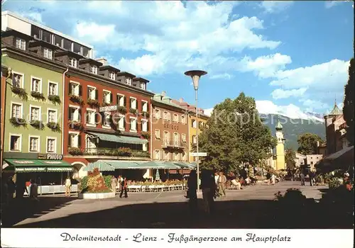 Lienz Tirol Hauptplatz Fussgaengerzone Kat. Lienz