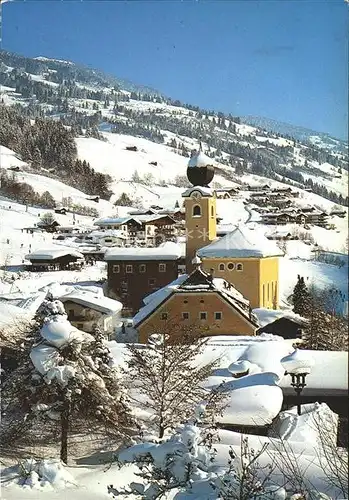 Saalbach Hinterglemm Kirche  Kat. Saalbach Hinterglemm