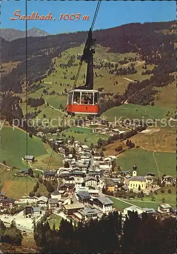 Saalbach Hinterglemm mit Schattbergseilbahn Kat. Saalbach Hinterglemm