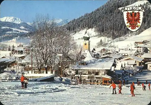 Westendorf Tirol Dorfpartie Kirche Kat. Westendorf