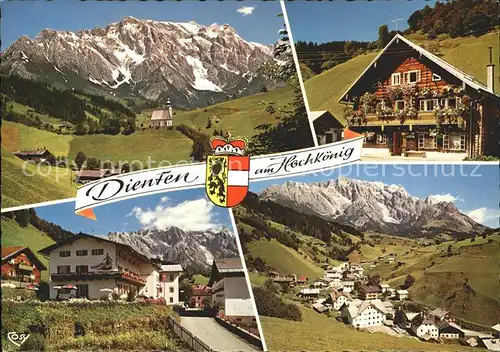 Dienten Hochkoenig Panorama Dorfmotive Kat. Dienten am Hochkoenig